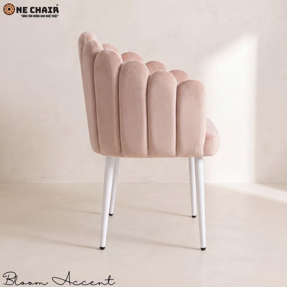 Bloom Accent Chair – Dusty Rose