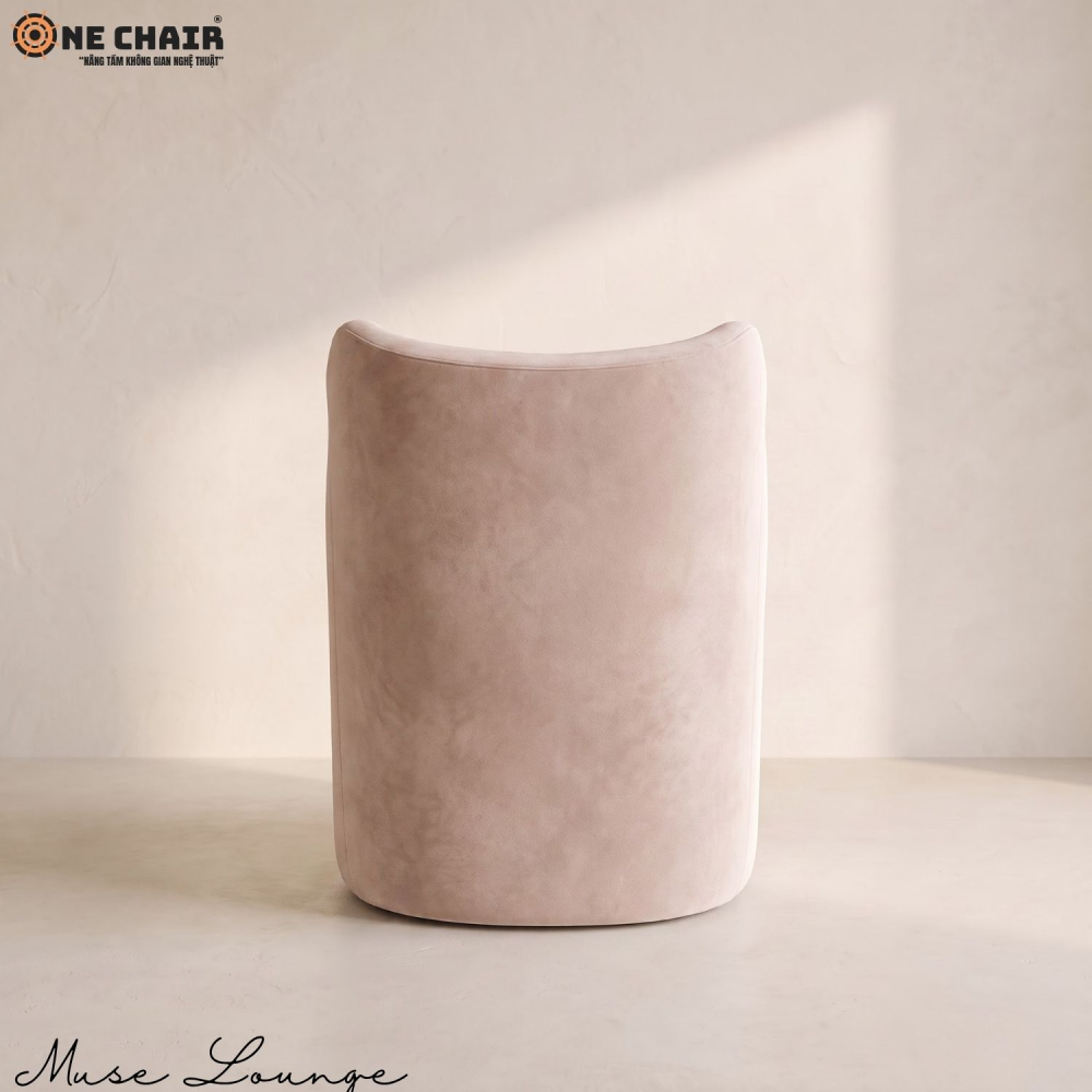 Muse Lounge Chair – Dusty Rose