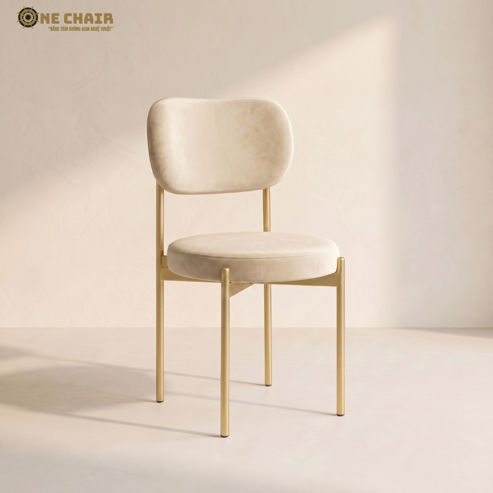 Velvet Chair – Champagne
