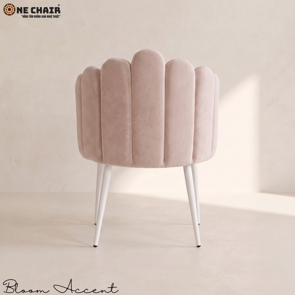 Bloom Accent Chair – Dusty Rose