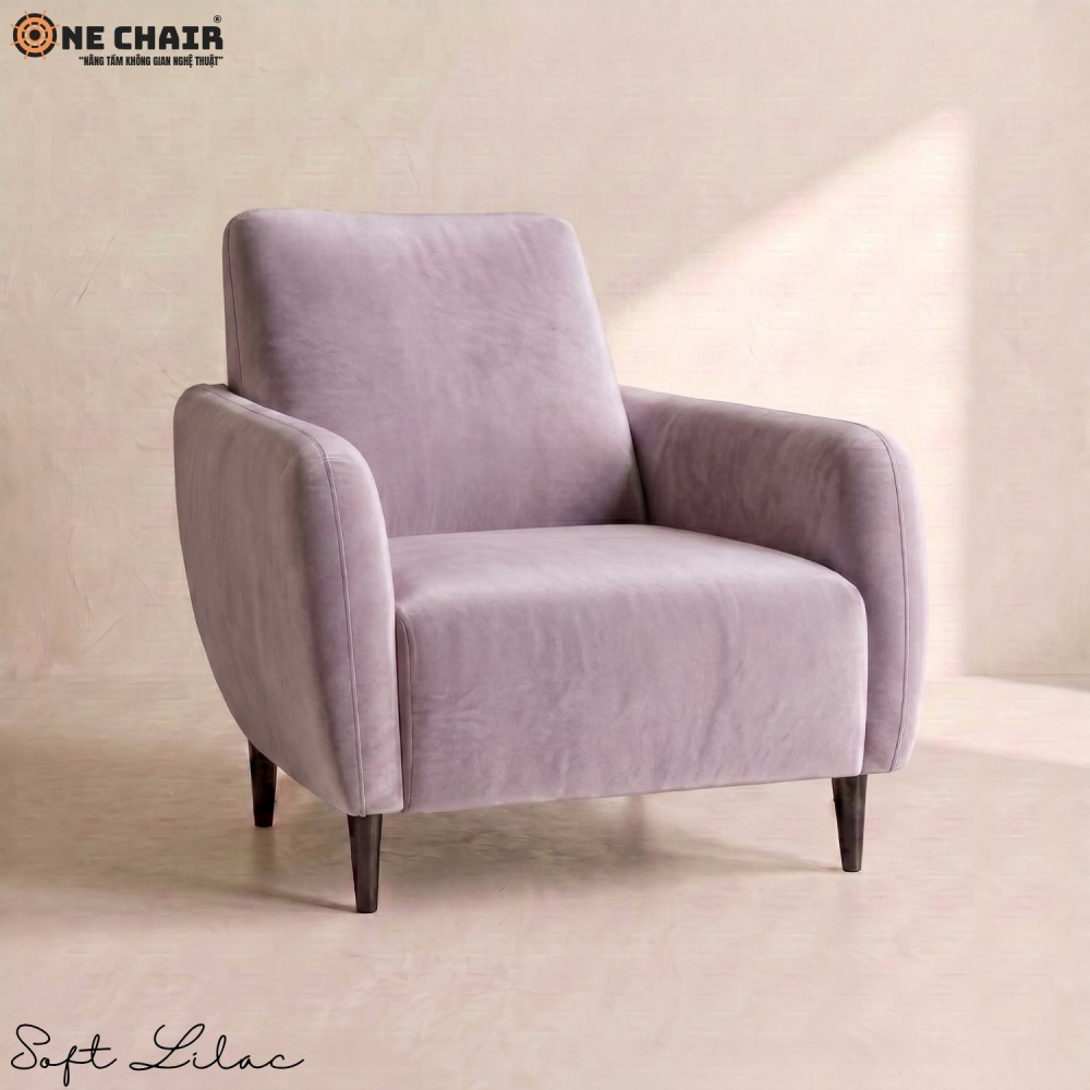 Single Sofa – Soft Lilac