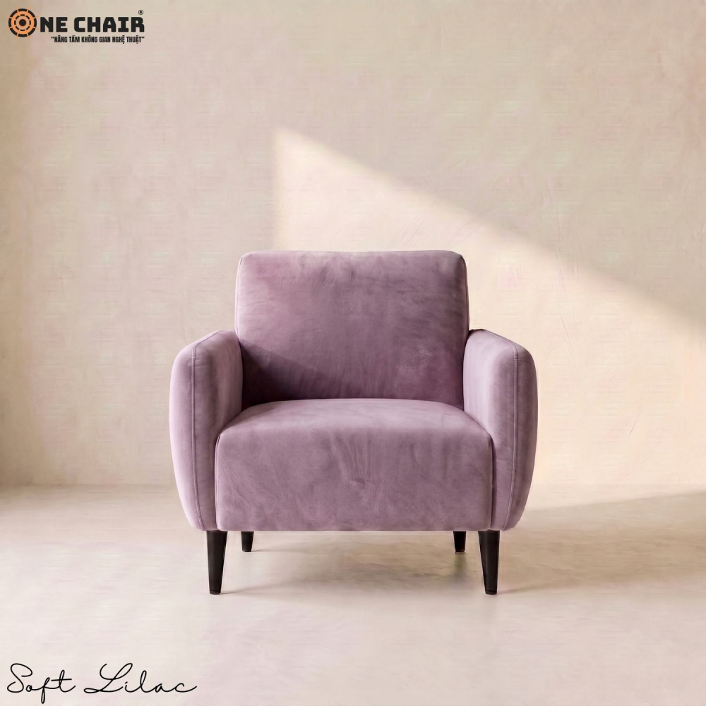 Single Sofa – Soft Lilac