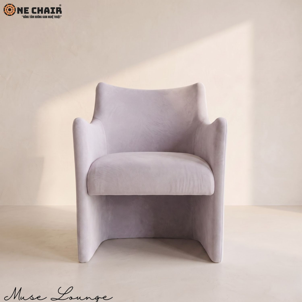 Muse Lounge Chair – Soft Lilac