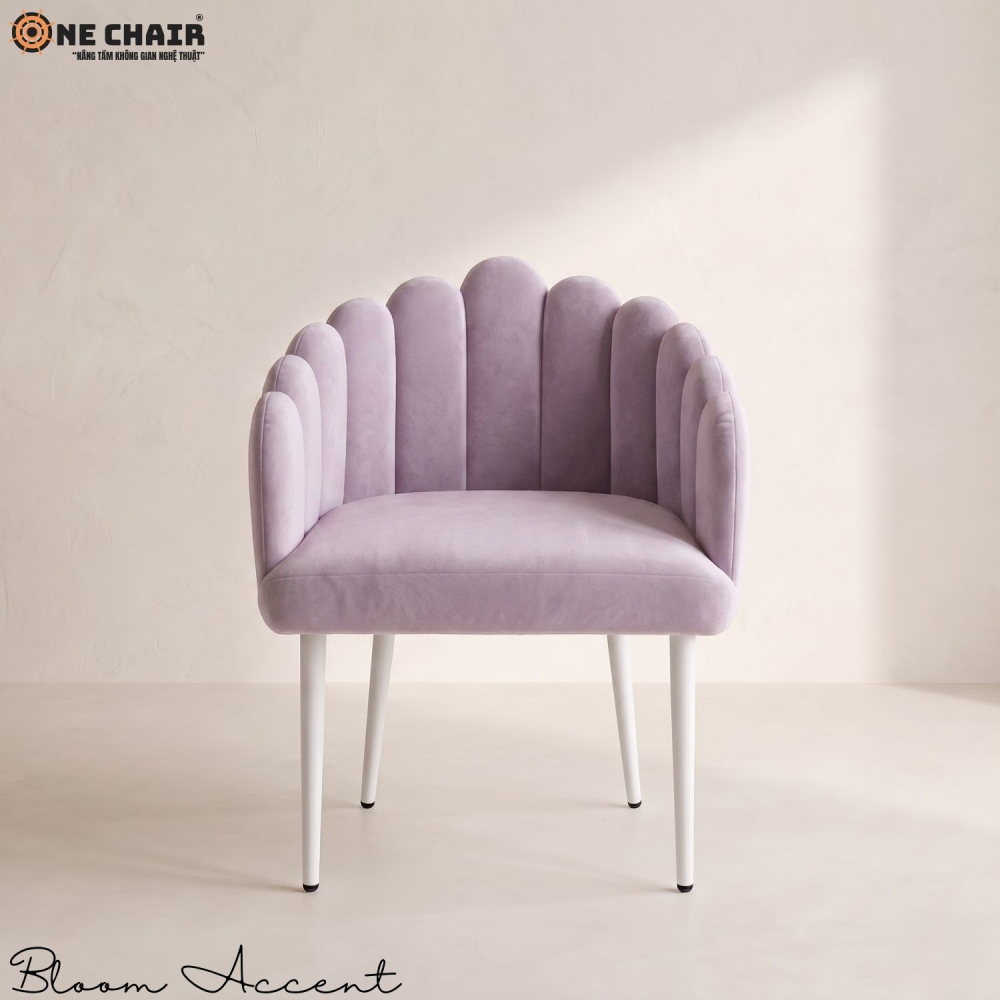 Bloom Accent Chair – Soft Lilac