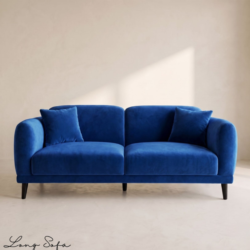 Double Sofa – Cobalt Blue