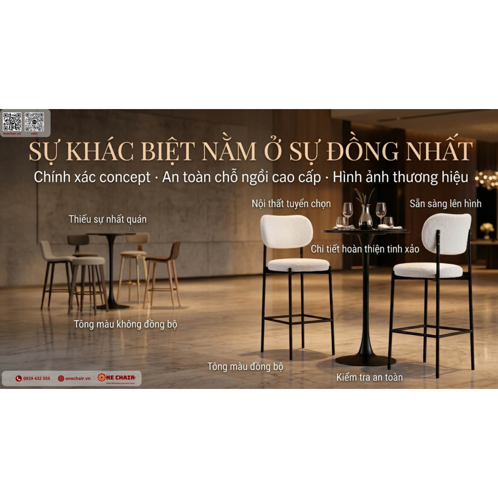 Thuê Ghế Bar Sự Kiện TP.HCM: Chọn Đúng Cho Khu Welcome, Cocktail & Networking