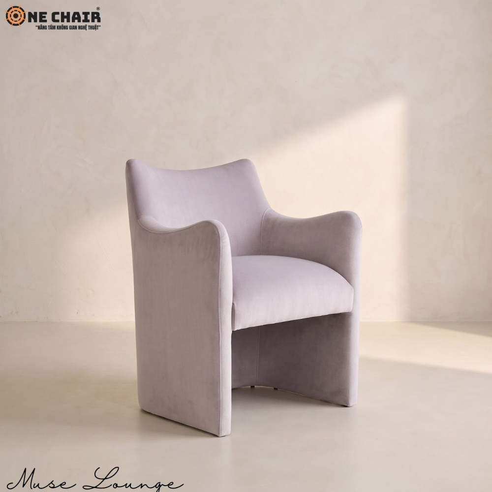Muse Lounge Chair – Soft Lilac