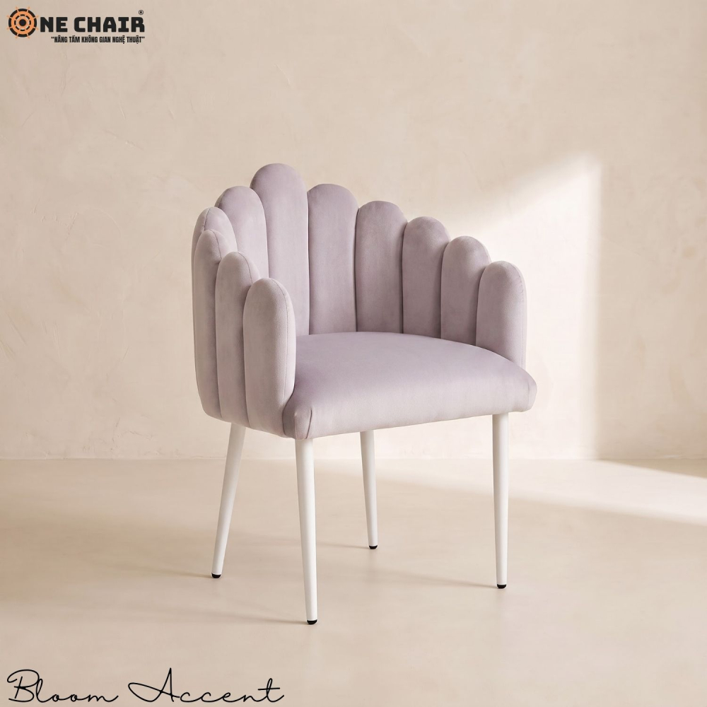 Bloom Accent Chair – Soft Lilac