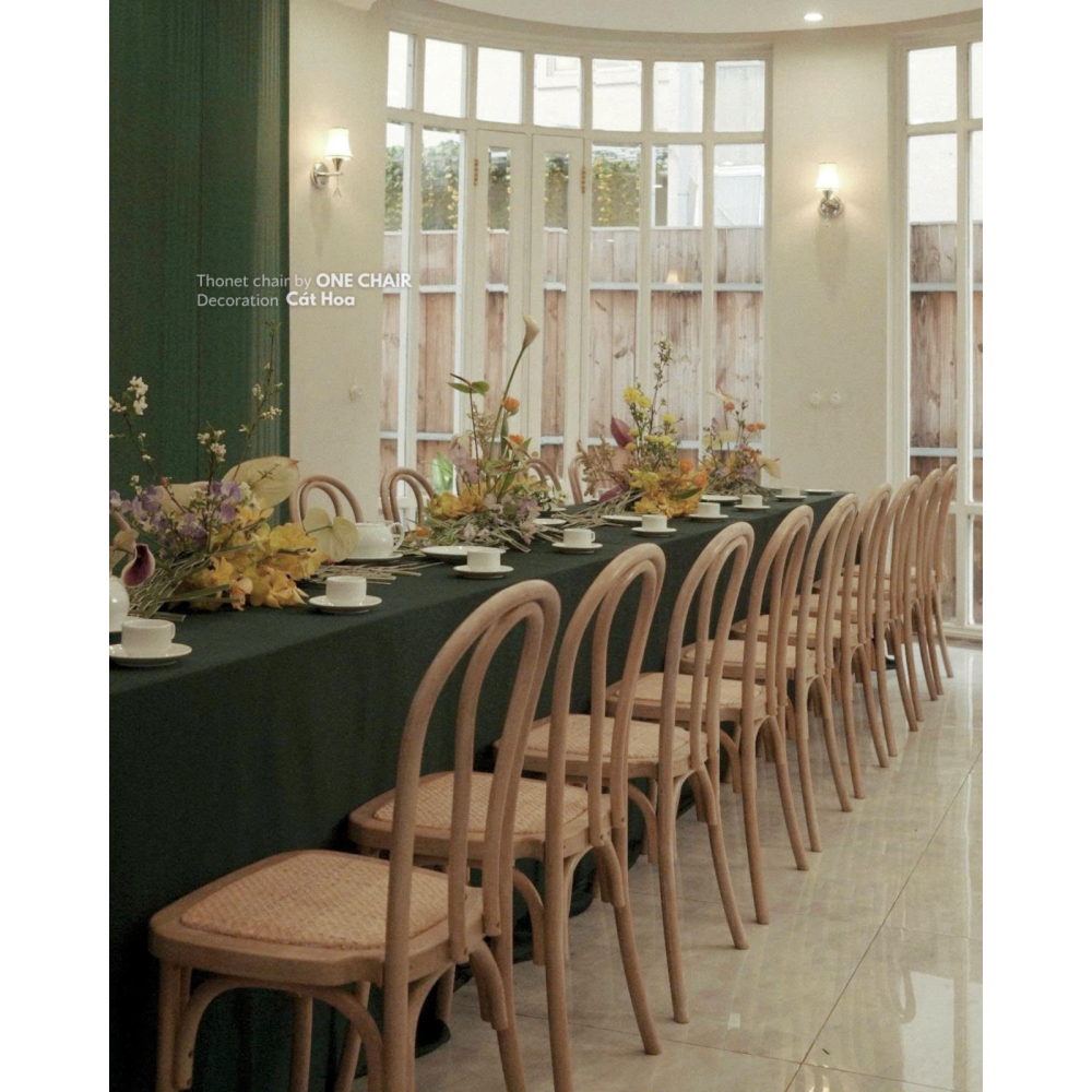 NEW - Ghế Thonot: Vẻ Đẹp Tinh Khôi Và Sang Trọng Cho Mọi Tiệc Cưới