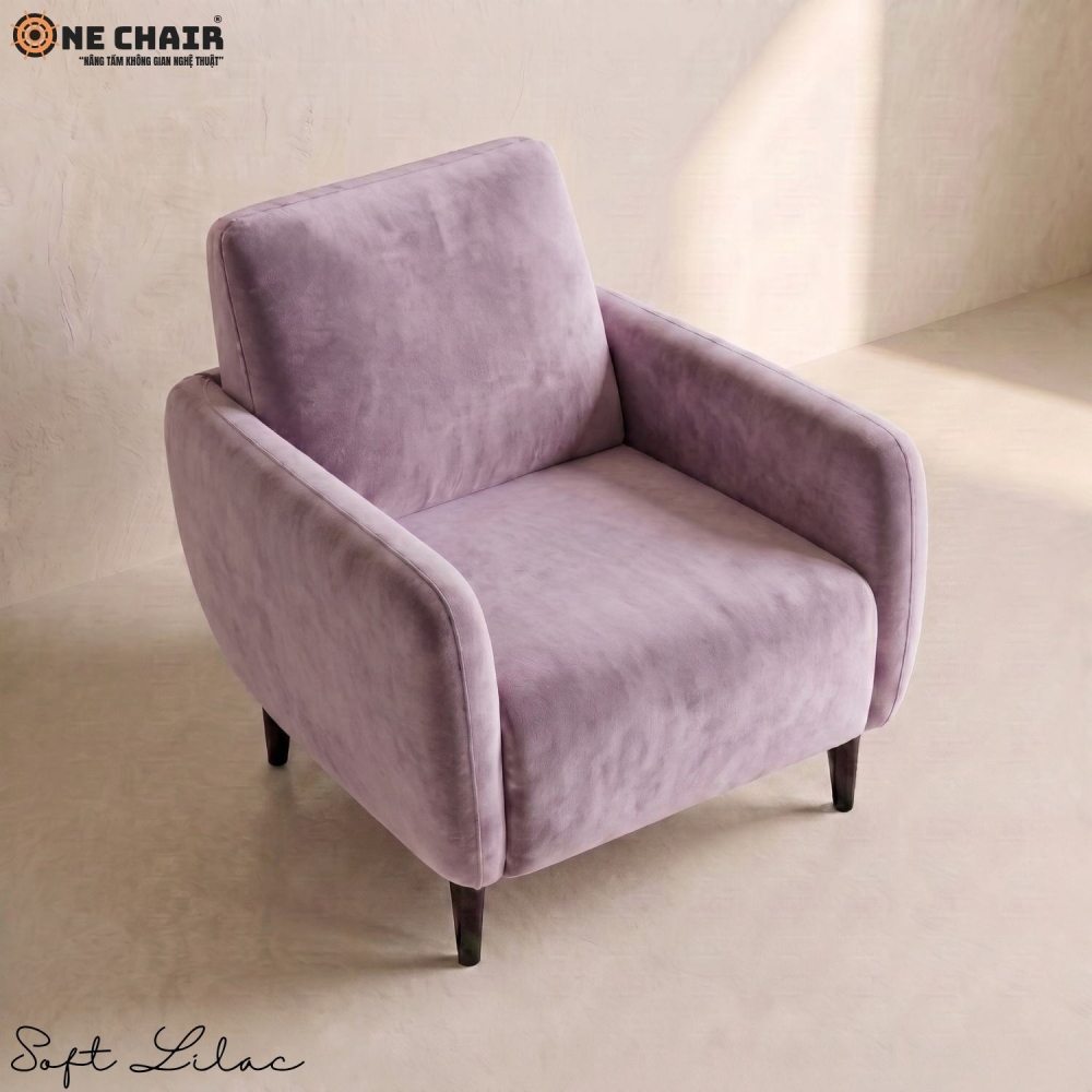 Single Sofa – Soft Lilac