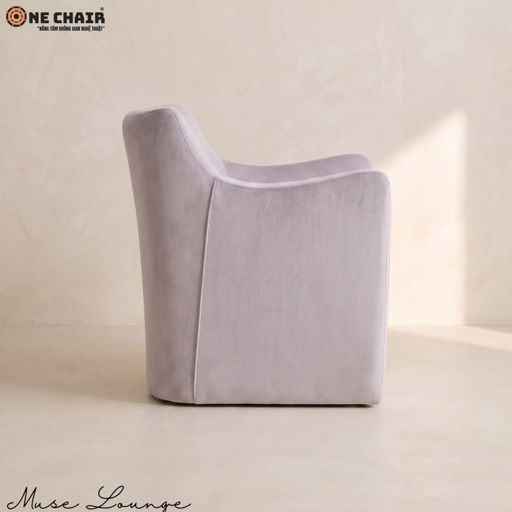 Muse Lounge Chair – Soft Lilac
