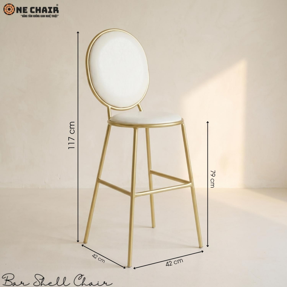 Ghế Bar Shell Chair