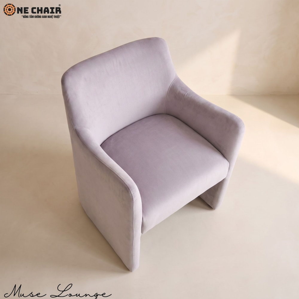Muse Lounge Chair – Soft Lilac