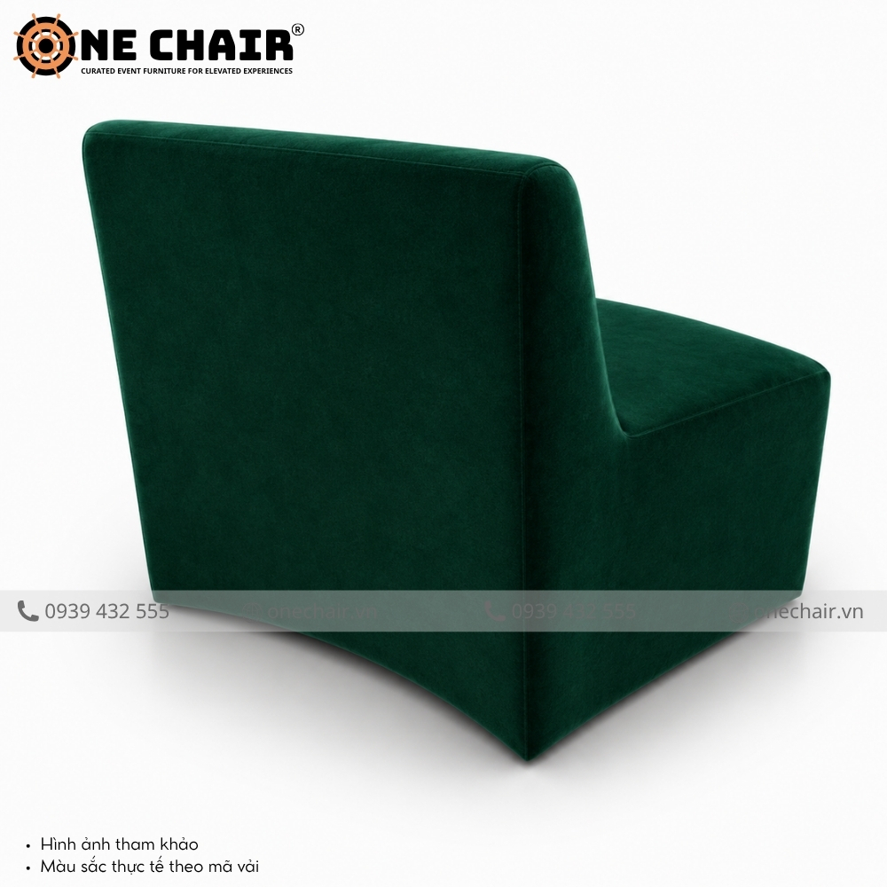 Sofa Cong Modular Wave Emerald – Điểm Nhấn Nghệ Thuật Hot Trend | ONE CHAIR