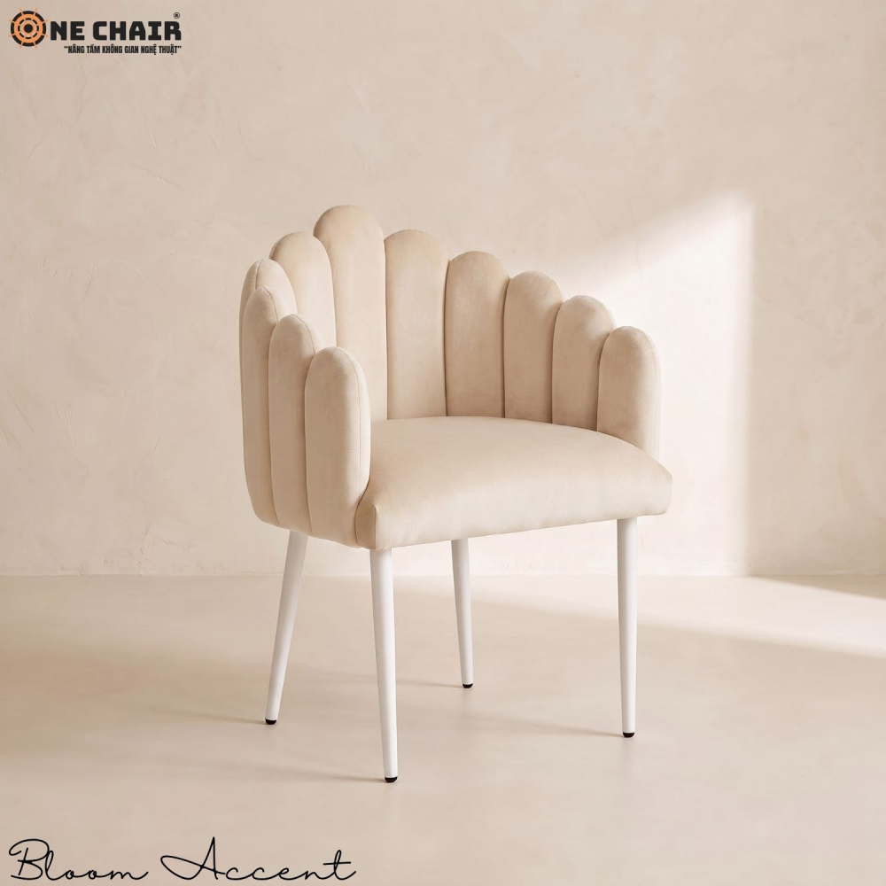 Bloom Accent Chair – Champagne