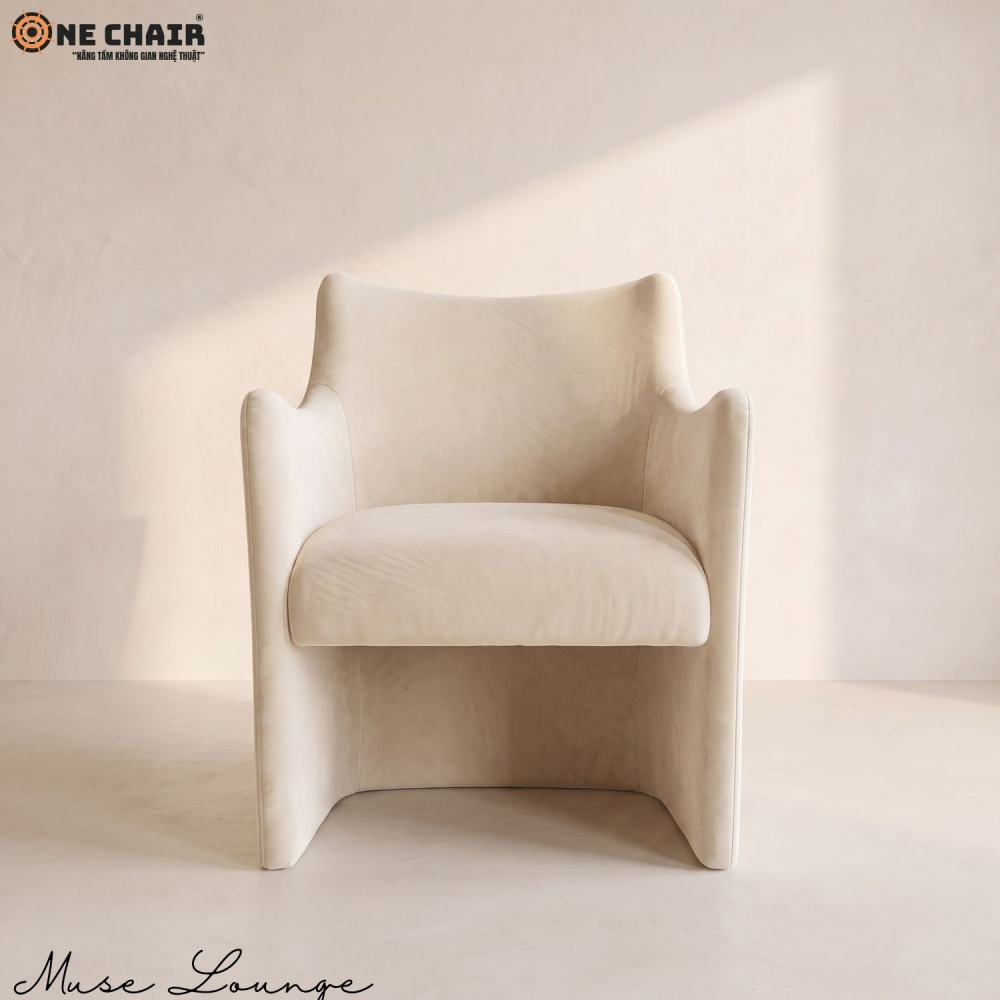 Muse Lounge Chair – Champagne