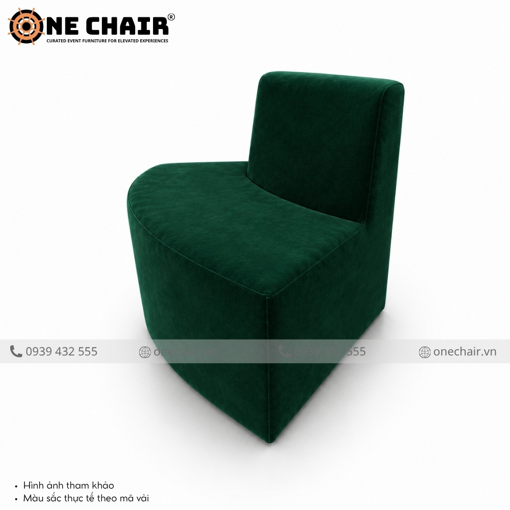 Sofa Cong Modular Wave Emerald – Điểm Nhấn Nghệ Thuật Hot Trend | ONE CHAIR