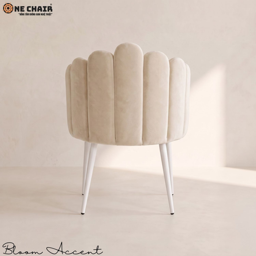 Bloom Accent Chair – Champagne