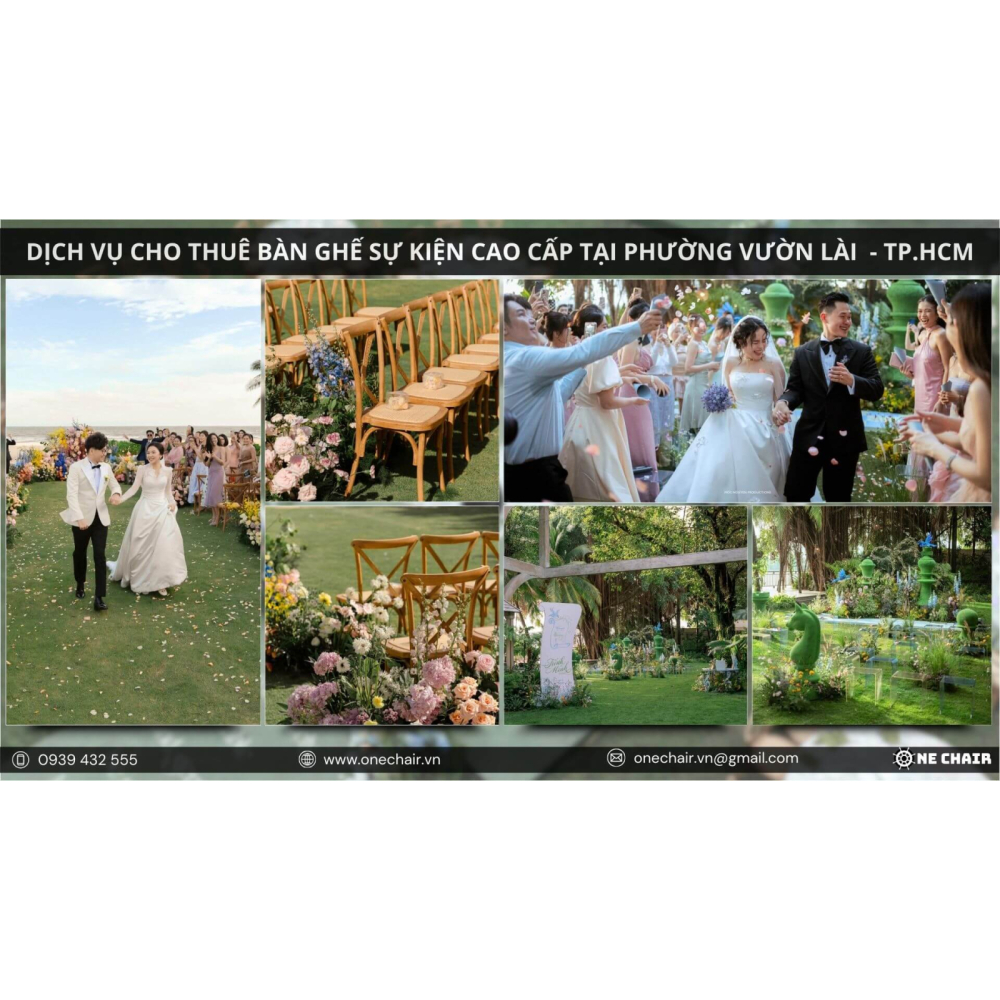 Dịch Vụ Cho Thuê Bàn Ghế Sự Kiện Cao Cấp Phường Vườn Lài, TP.HCM | One Chair Đơn Vị Tiên Phong Nội Thất Sự Kiện Cao Cấp