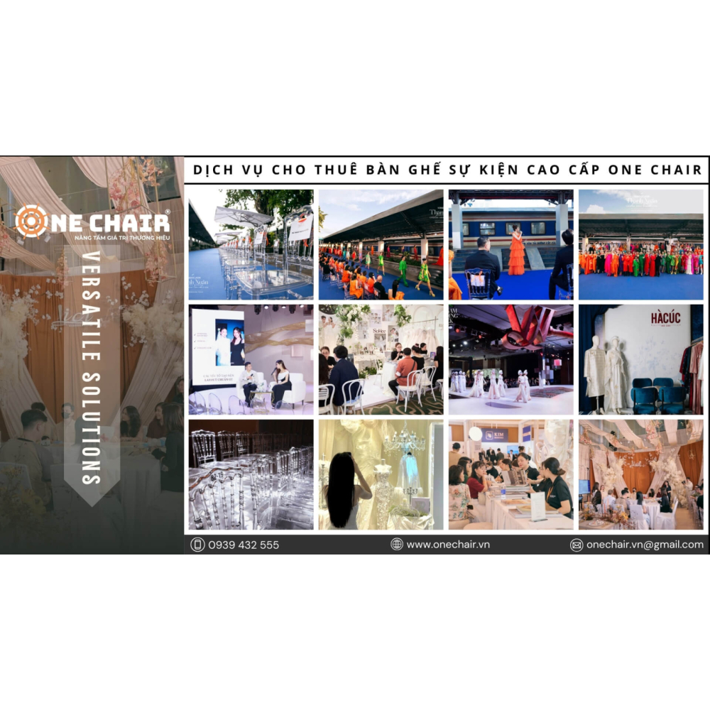 Dịch Vụ Cho Thuê Bàn Ghế Sự Kiện Cao Cấp Tại TP. Đà Nẵng - ONE CHAIR Giải Pháp Setup Không Gian Sự Kiện Chuyên Nghiệp