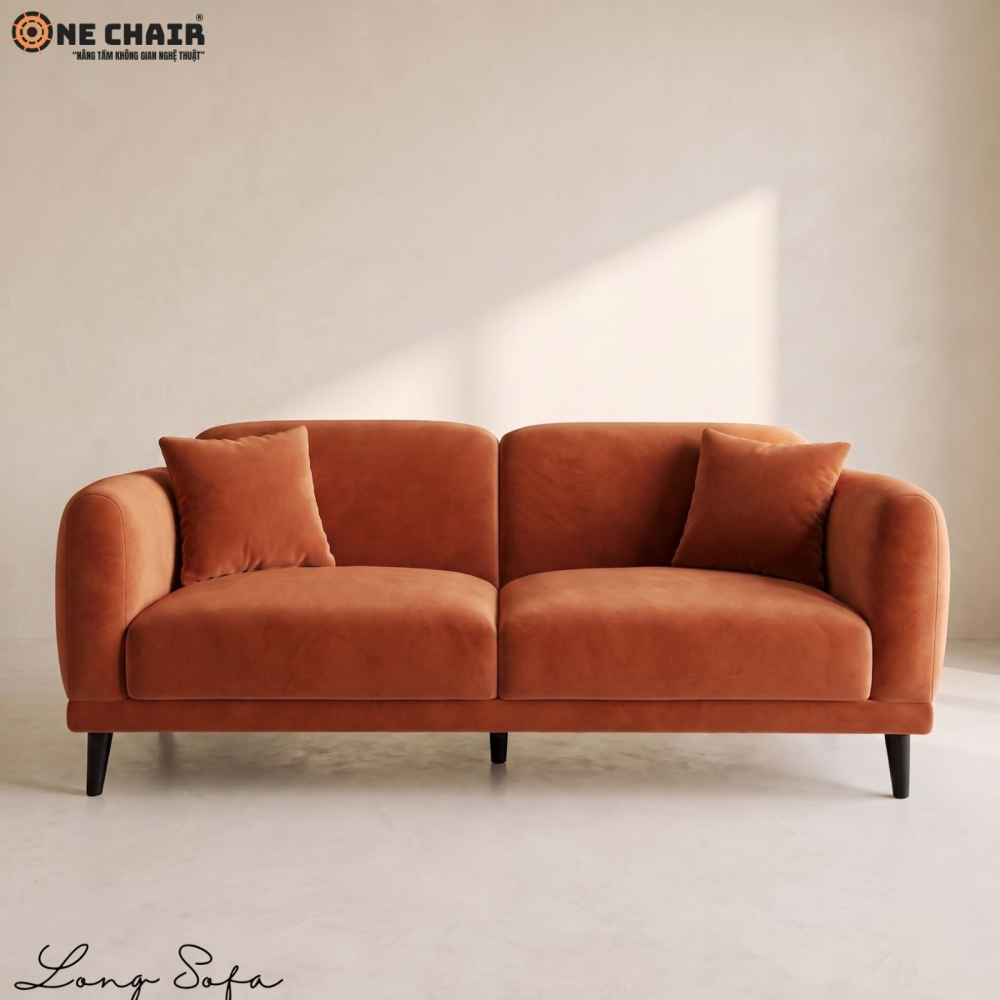 Double Sofa – Burgundy Wine
