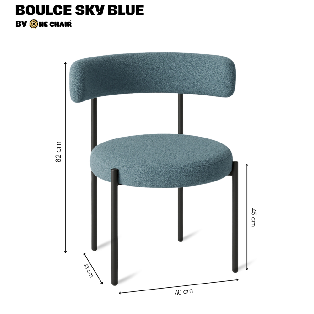 Bouclé Black – Khung Ghế Đen | Ghế Sự Kiện Sang Trọng