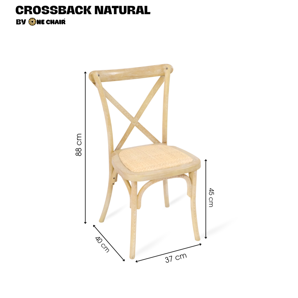 Ghế Crossback Antique – Gần Gũi & Tinh Tế Cho Sự Kiện Ngoài Trời