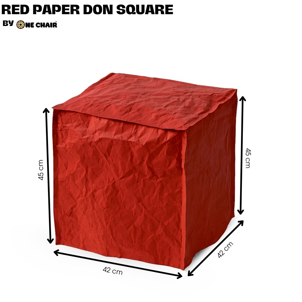 Ghế Sofa Vuông Paper Đỏ – Cá Tính & Ấn Tượng