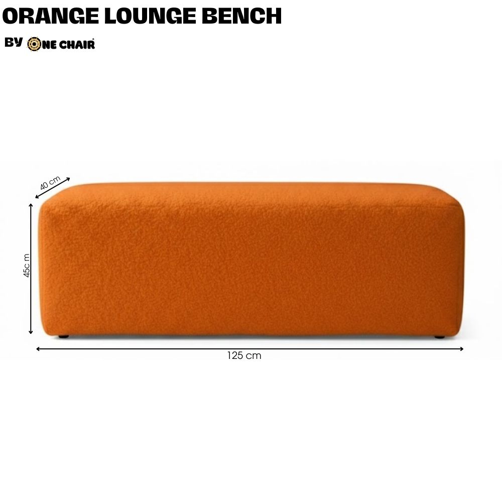 Ghế Lounge Bench Cam – Năng Động & Tạo Điểm Nhấn Không Gian