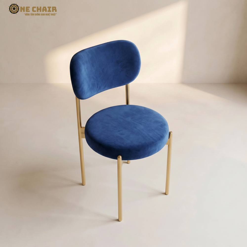 Velvet Chair – Cobalt Blue