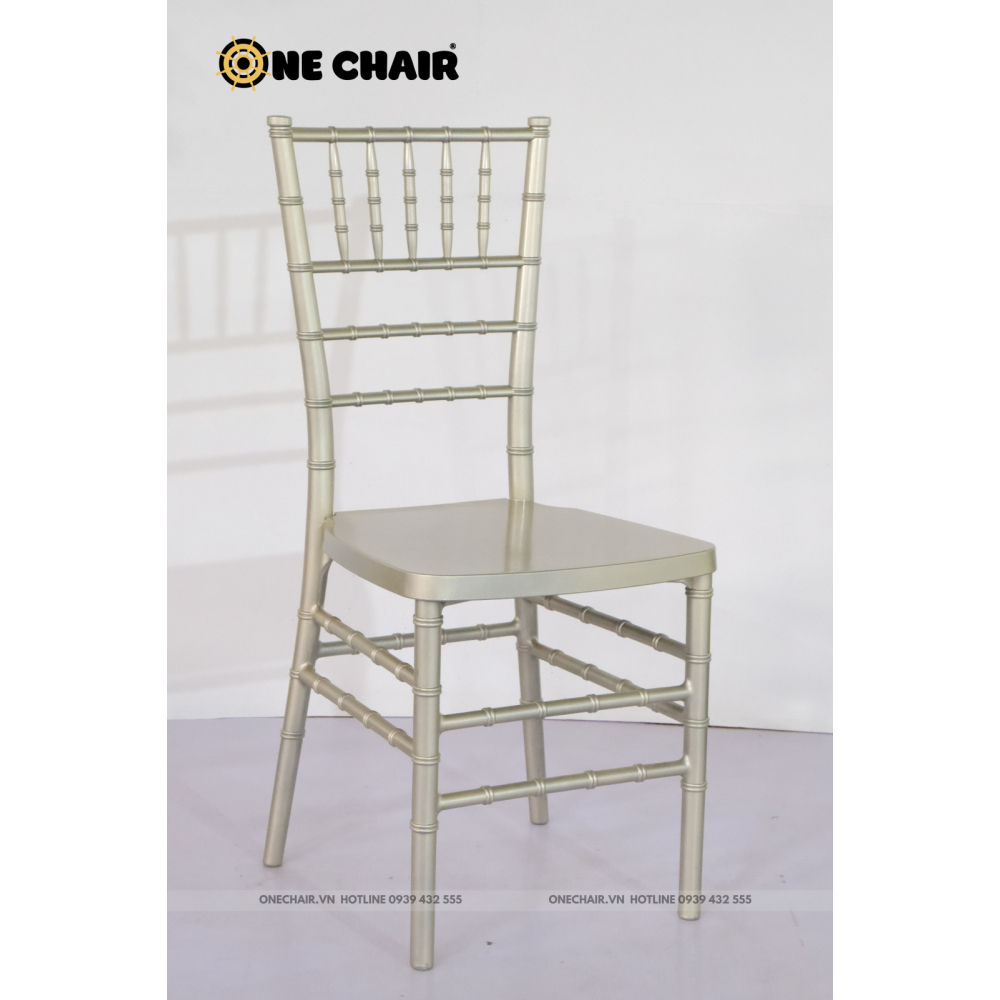 Ghế Chiavari Tiffany - Resin Màu Champagne