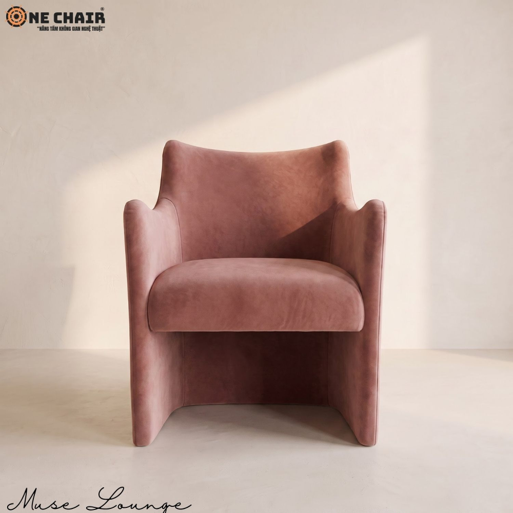 Muse Lounge Chair – Pink