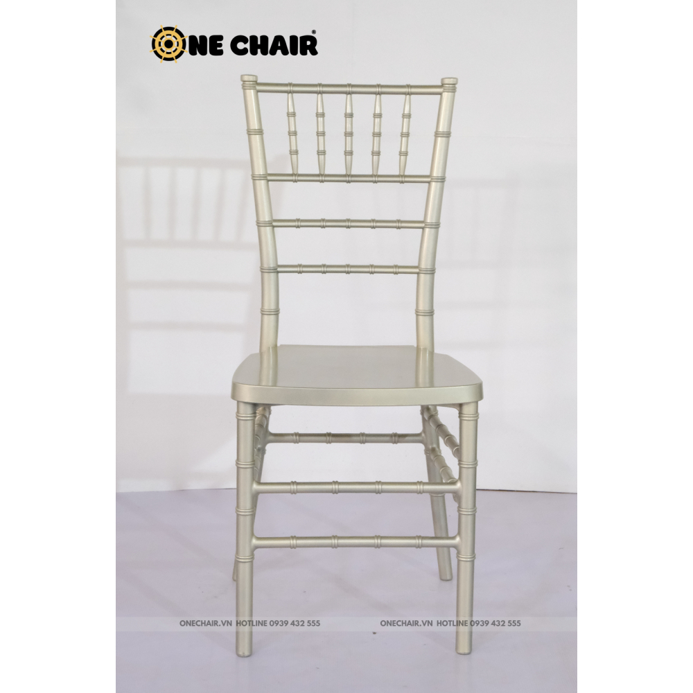 Ghế Chiavari Tiffany - Resin Màu Champagne