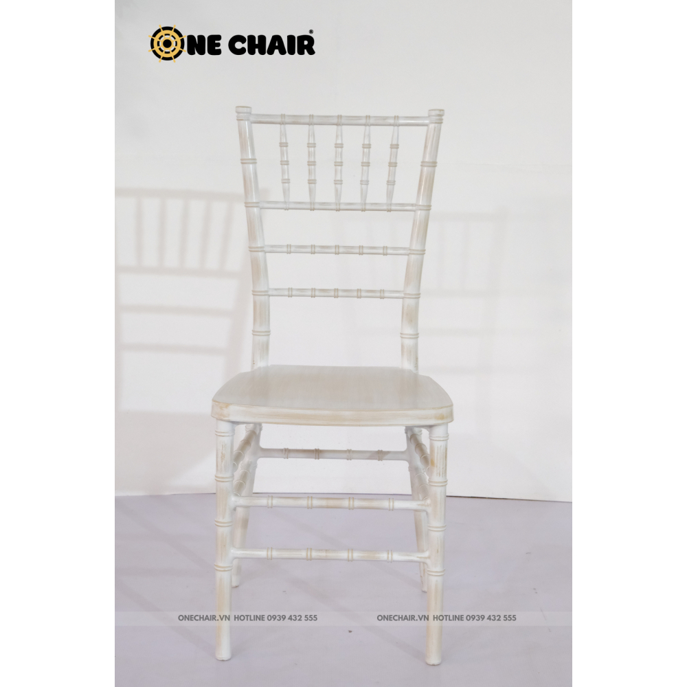 Ghế Chiavari Tiffany - Resin Màu Scratched Wood