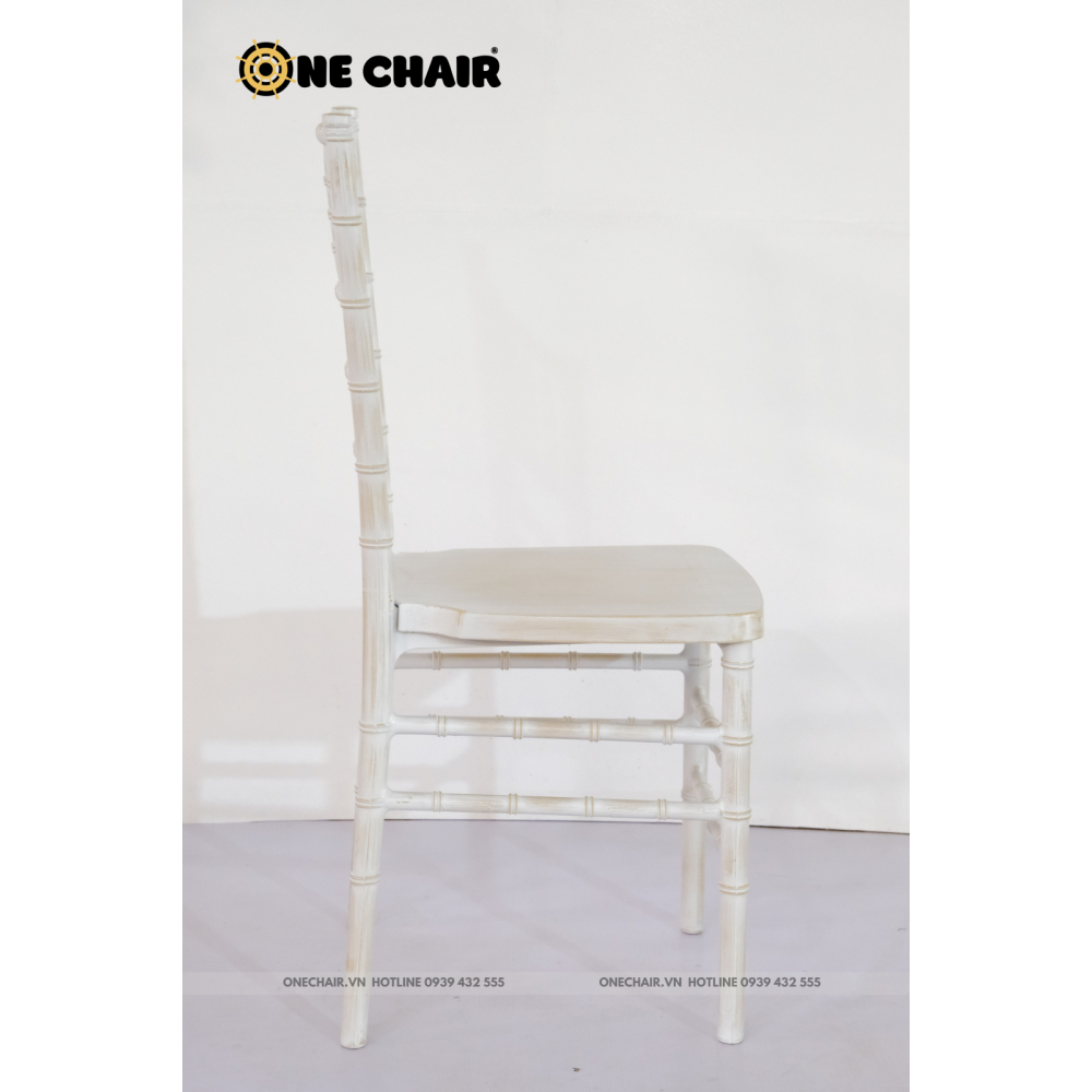 Ghế Chiavari Tiffany - Resin Màu Scratched Wood