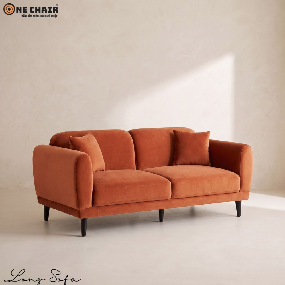 Double Sofa – Burgundy Wine