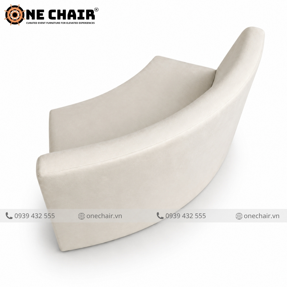 Sofa Cong Module - Crescent Incurve Modular Sofa Cho Sự Kiện Cao Cấp | ONE CHAIR