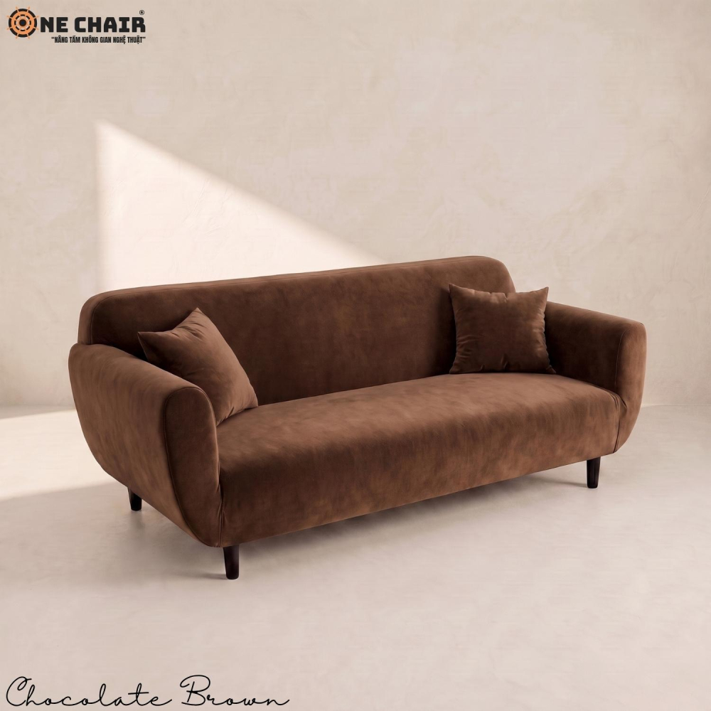 Long Sofa – Chocolate Brown