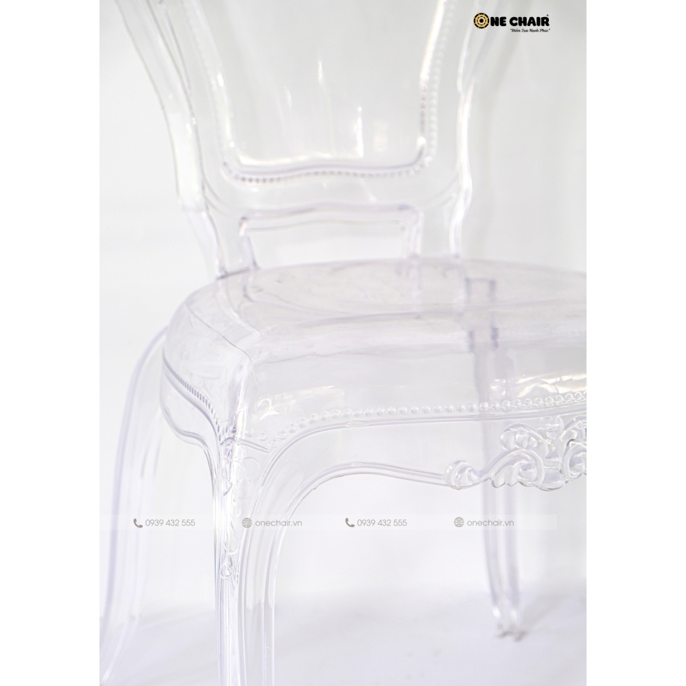 Queen Chair: Ghế Sự Kiện Trong Suốt - Lộng Lẫy Quý Phái