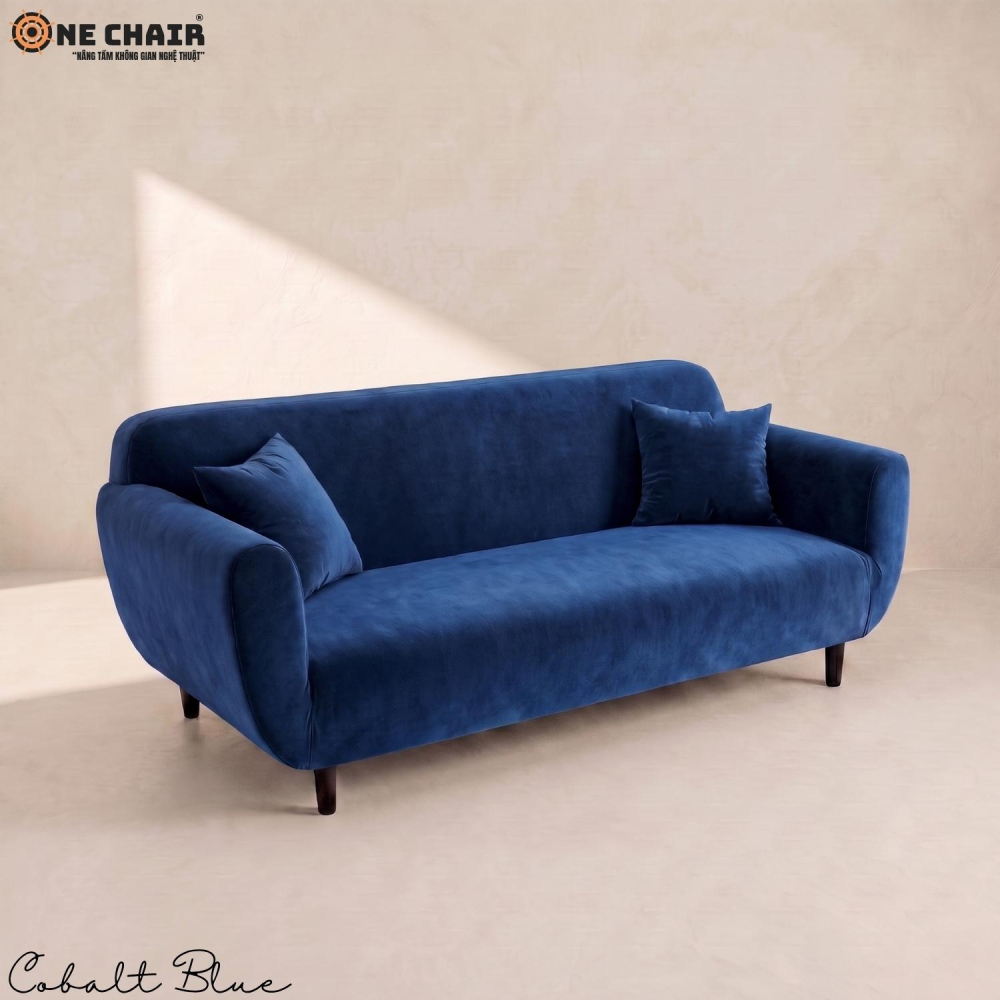 Long Sofa – Cobalt Blue