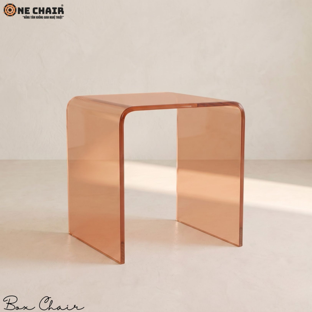 Box Chair Acrylic – Burnt Orange
