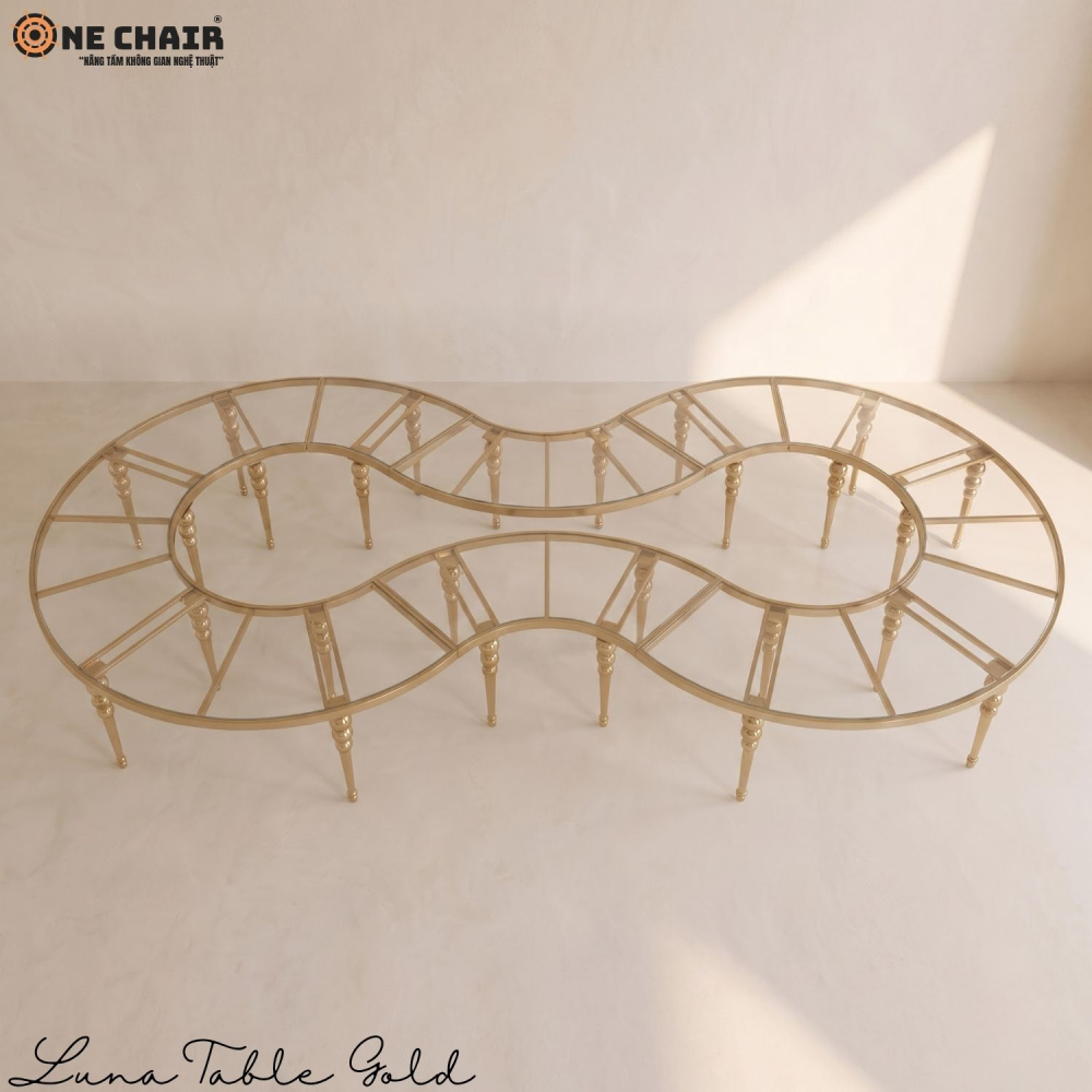 Luna Table Gold – Layout Vô Cực