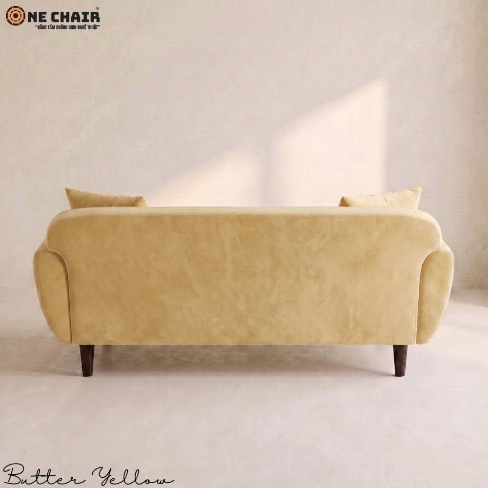 Long Sofa – Butter Yellow