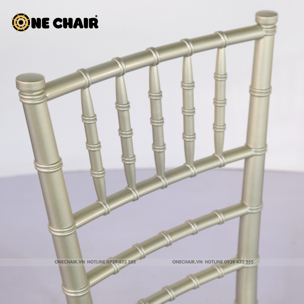Ghế Chiavari Tiffany - Resin Màu Champagne