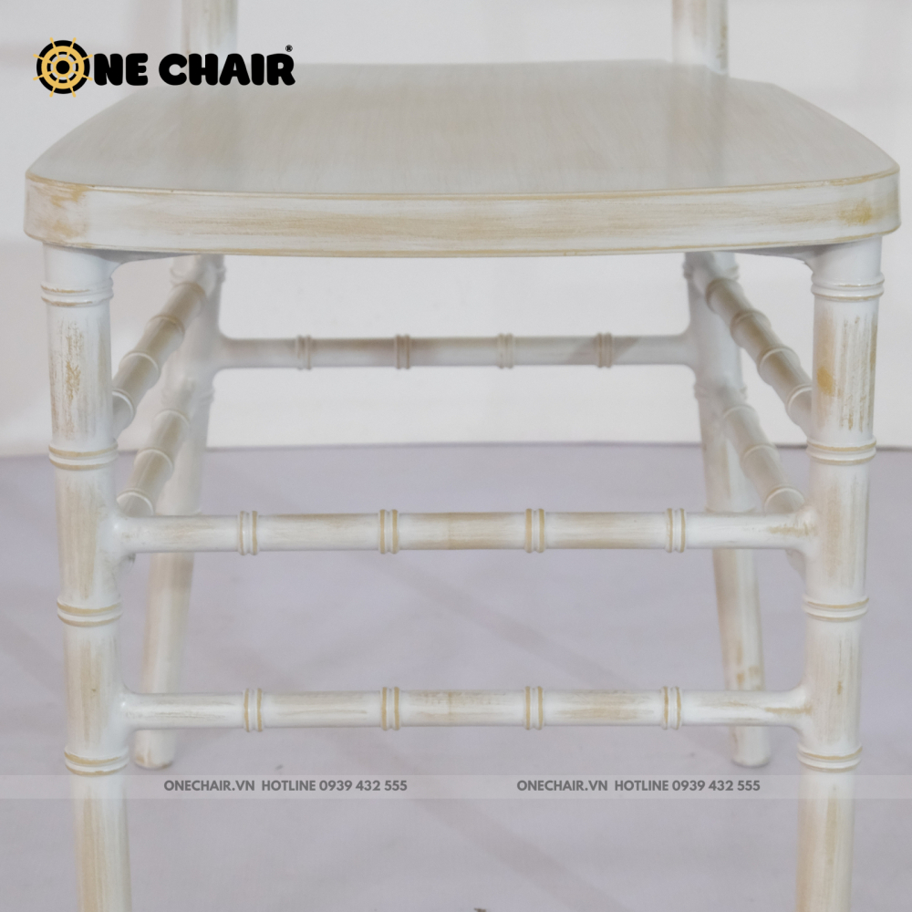 Ghế Chiavari Tiffany - Resin Màu Scratched Wood
