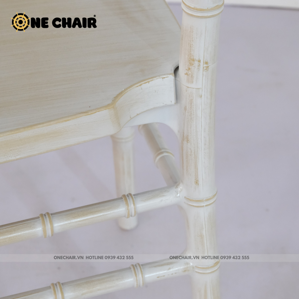 Ghế Chiavari Tiffany - Resin Màu Scratched Wood