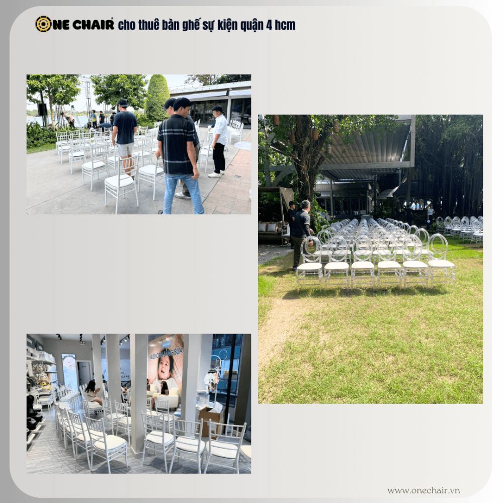 Cho thuê bàn ghế sự kiện quận 4 hcm – ONE CHAIR