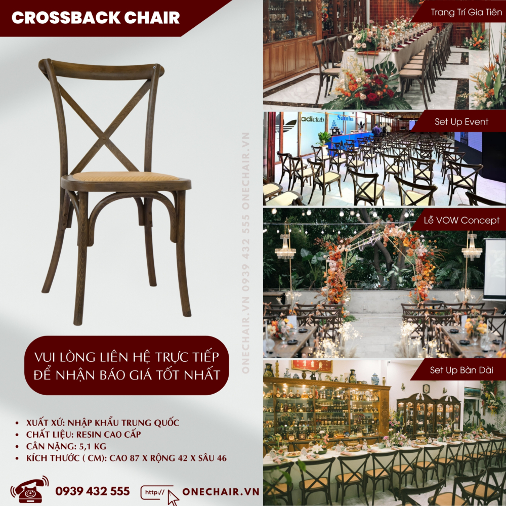 Báo Giá Dịch Vụ Thuê Bàn Ghế Sự Kiện Tiệc Đám Cưới Tốt Nhất | ONE CHAIR