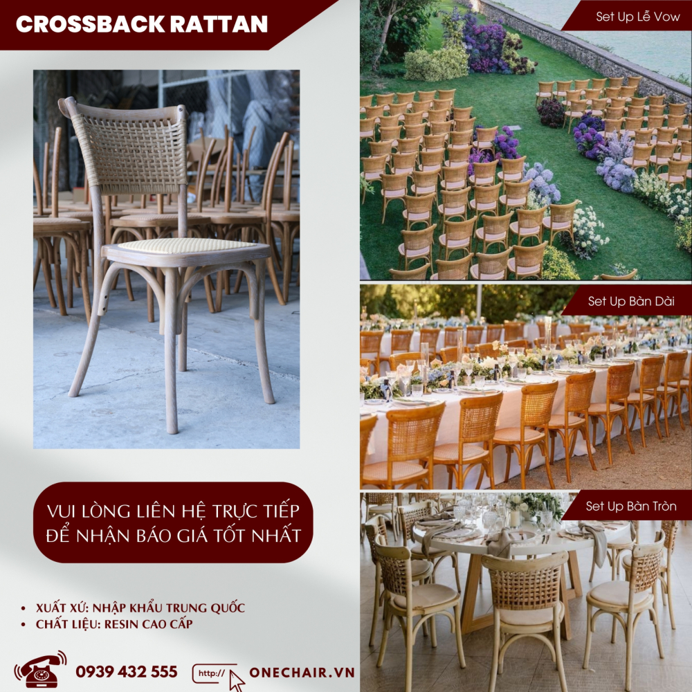 Báo Giá Dịch Vụ Thuê Bàn Ghế Sự Kiện Tiệc Đám Cưới Tốt Nhất | ONE CHAIR