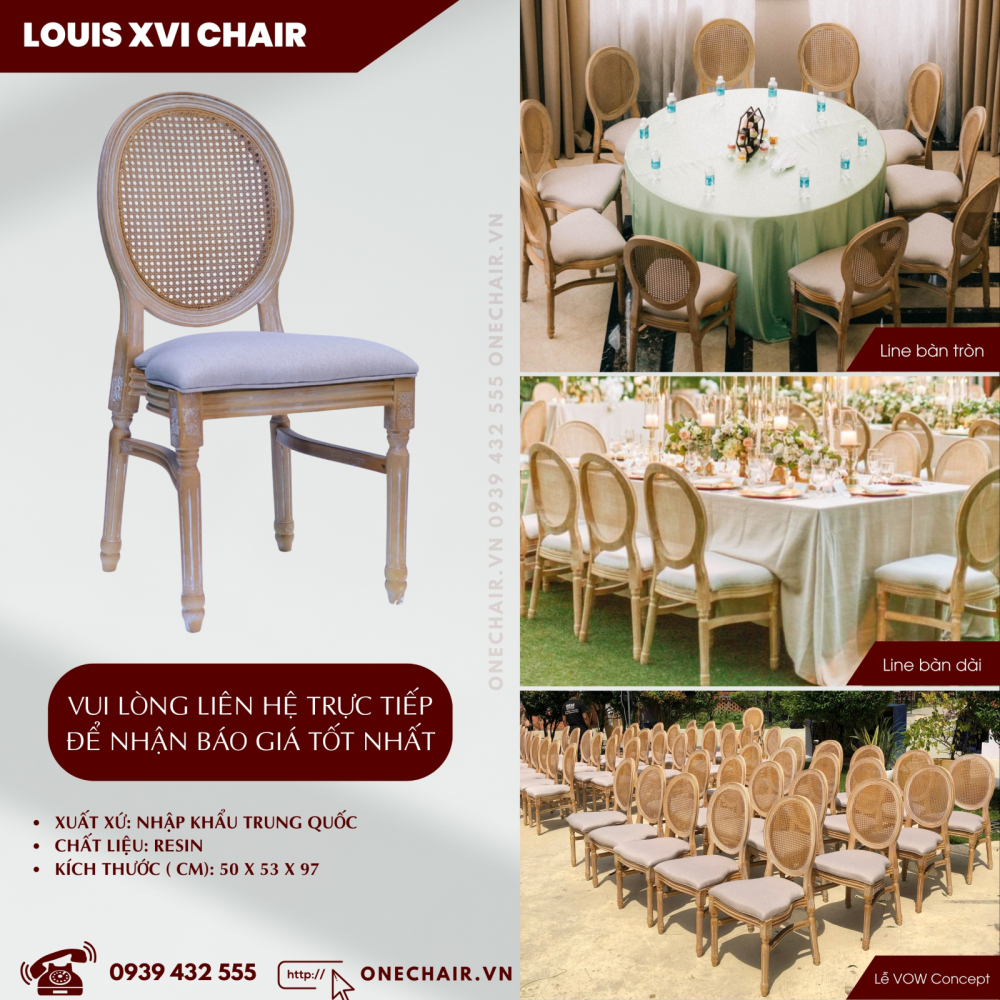Báo Giá Dịch Vụ Thuê Bàn Ghế Sự Kiện Tiệc Đám Cưới Tốt Nhất | ONE CHAIR